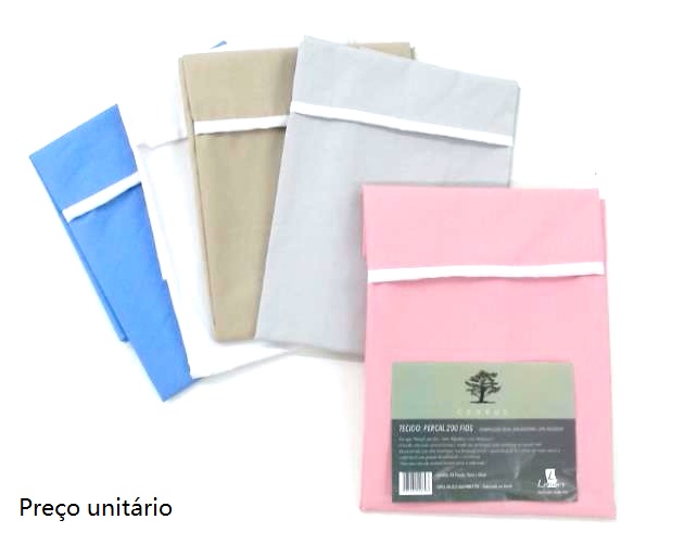 Fronha Lender Algodão Lisa 70x50cm