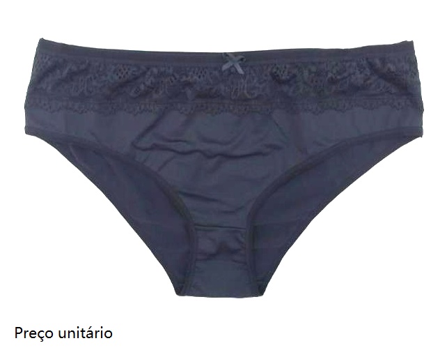 Calcinha Bruvi Adulto Extra Grande Lycra Renda