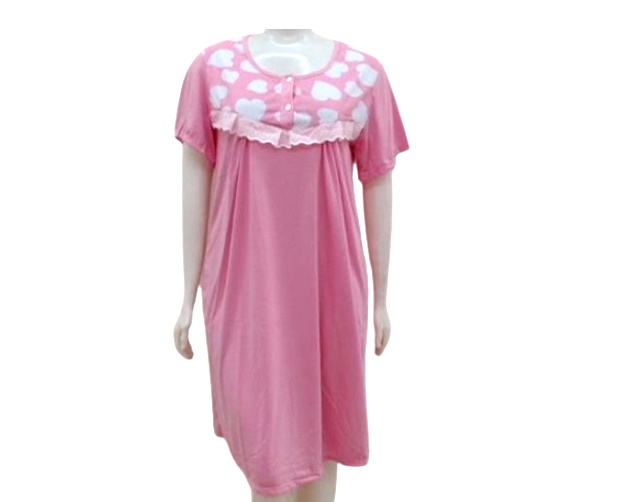 Camisola Necta Adulto Extra Grande Manga Curta Malha Botões