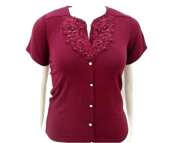 Blusa Vaph Ad Exg Fem M/c Viscol Guipir