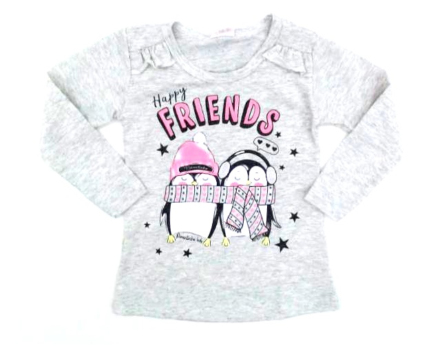 Blusa Fashionkids P.passos Fem M/l Malha