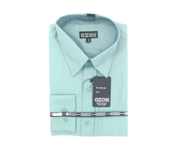 Camisa Ozon Adulto Manga Longa Poliéster Bolso