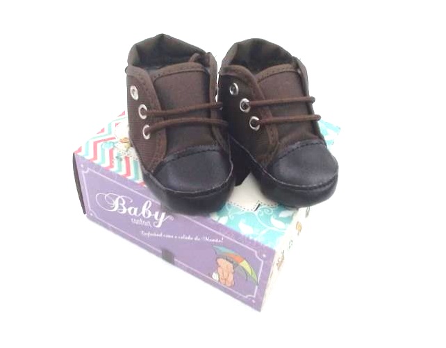 Tênis Bimbo Bebe Tecido Cadarço