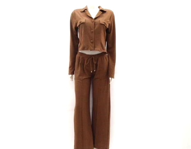 Conjunto Ekisugui Adulto  Lãzinha Cropped Calça