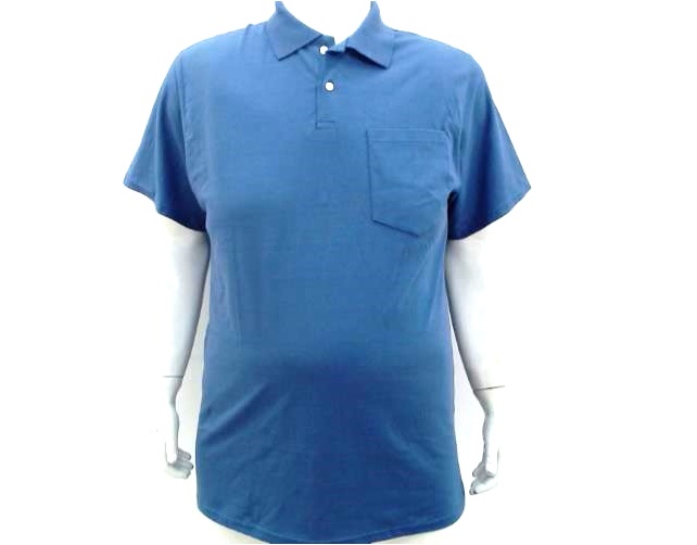 Polo Tsg Adulto Extra Grande Masculino Manga Curta Malha Bolso