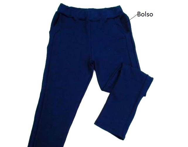 Calça Exportline Adulto Extra Grande Feminina Jacquard Faixa 2bolsos