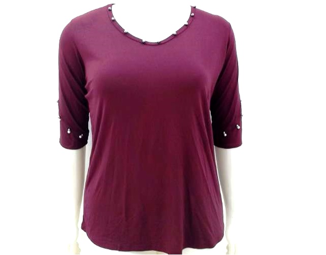 Blusa 7linhastricot Ad Exg Fem Mga 3/4 Viscol