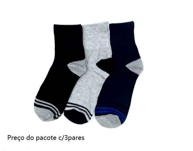 Meia Bestsocks Ad Masc Alg Sortida (c/3)