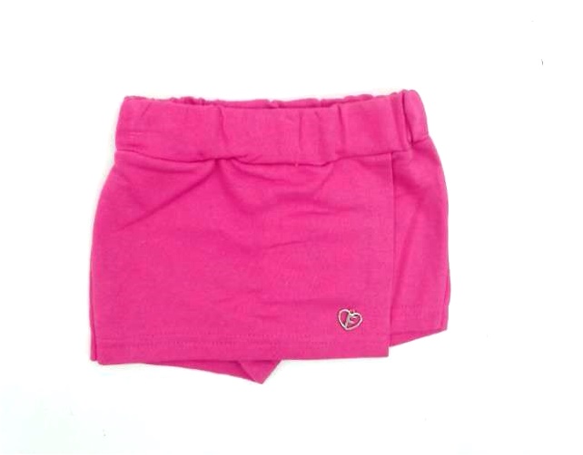 Short-saia Fantoni Bebe Fem Moletinho