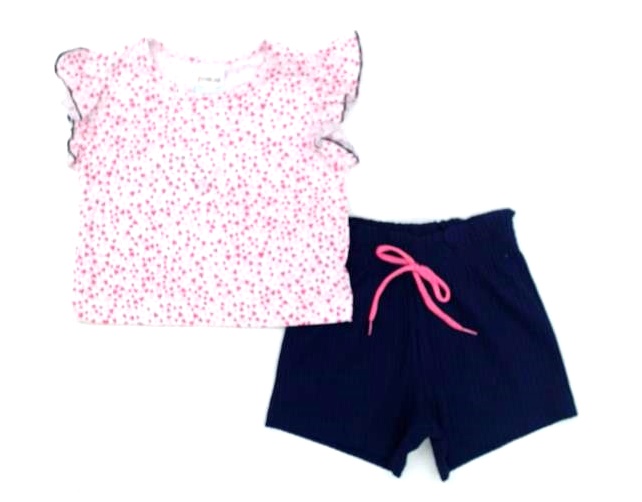 Conjunto Fantoni P.passos Fem Mga Jap Malha Short