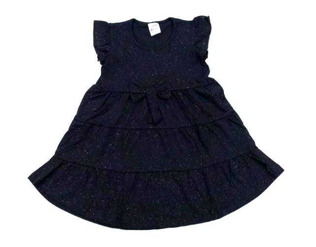 Vestido Semprekids Inf Mga Jap Malha Glitter