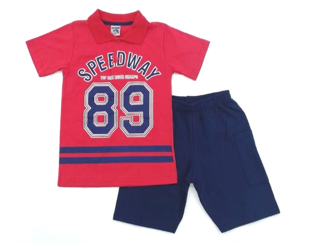 Conjunto Ninoboy Inf Masc M/c Malha G.polo