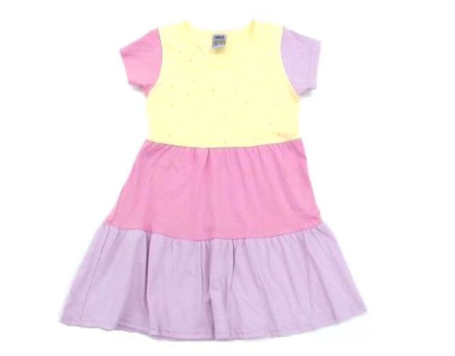 Vestido Ninachild Inf M/c Malha 3marias