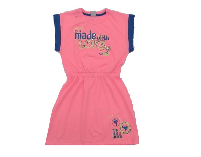 Vestido Mundomania Inf Mga Jap Malha