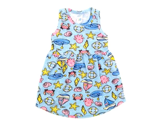 Vestido Shumakids P.passos Reg Cotton Estamp