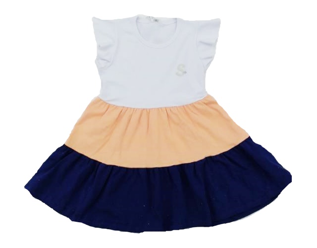 Vestido Shumakids Inf Mga Jap Cotton