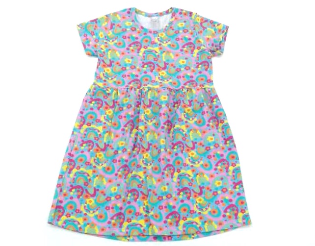 Vestido Shumakids Juv M/c Cotton Estamp