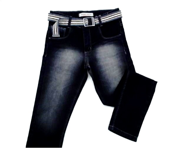 Calça Perbol Juv Masc Jeans Lycra Cinto