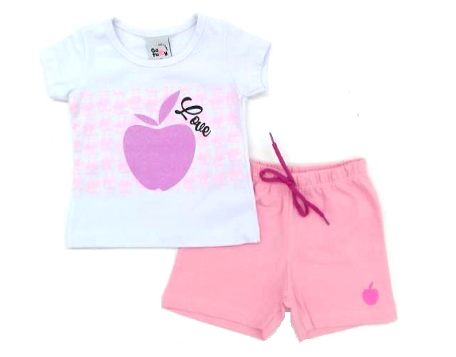 Conjunto Gatutty Bebe Fem M/c Cotton Short