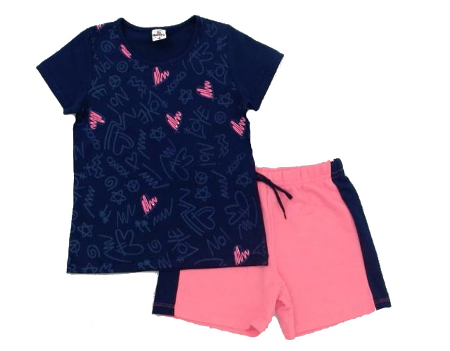 Conjunto Gatutty Juv Fem M/c Cotton Short