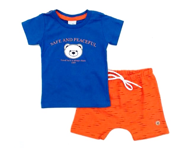 Conjunto Gatutty Bebe Masc M/c Malha