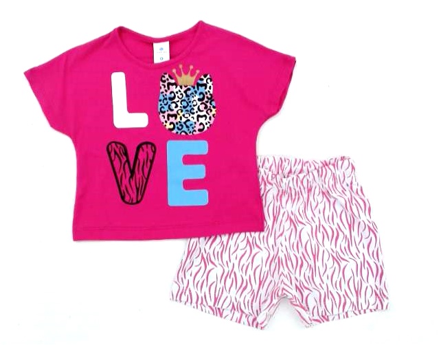 Conjunto Jositex P.passos Fem M/c Malha Short