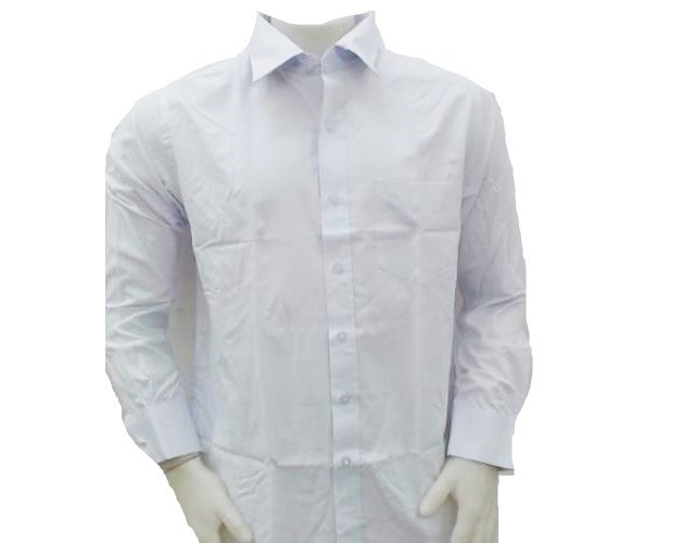 Camisa Ozon Ad Masc M/l Alg Bolso Branca