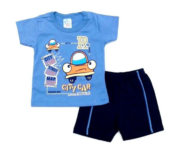 Conjunto Fashionkids Bebe Masc M/c Malha