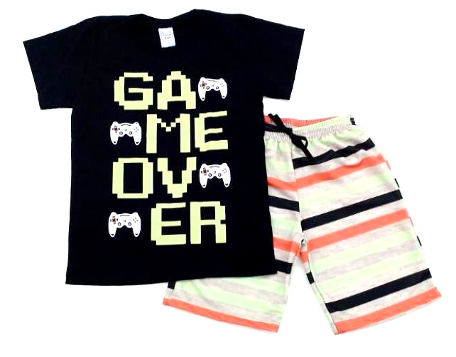 Conjunto Fashionkids Juv Masc M/c Malha