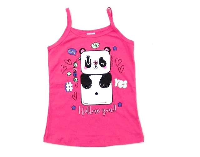 Blusa Fashionkids Inf Fem Alça Malha