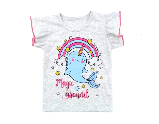 Blusa Fashionkids P.passos Fem M/c Malha