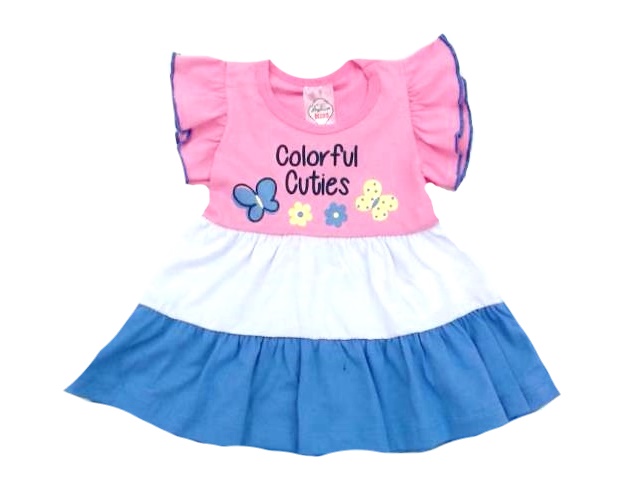 Vestido Fashionkids Bebe M/c Malha