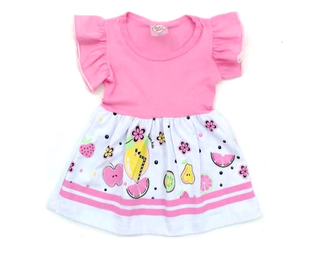 Vestido Fashionkids Bebe M/c Malha