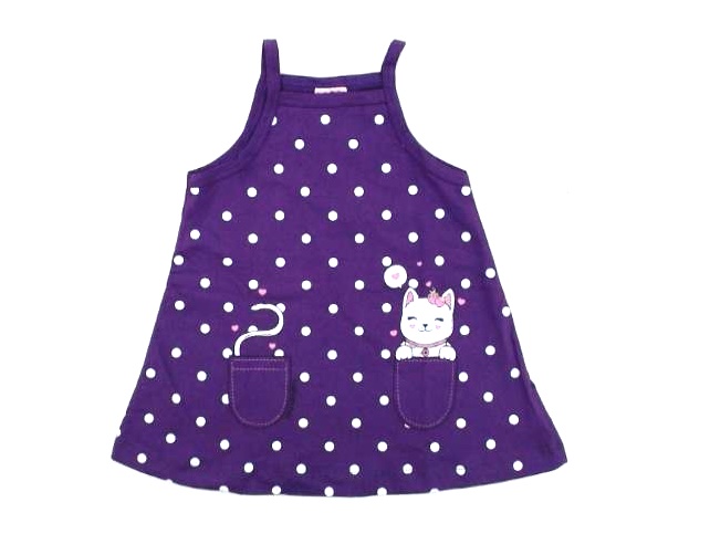 Vestido Fashionkids Bebe Fem Alça Malha