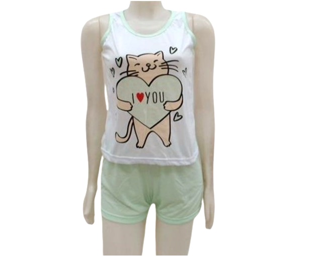 Pijama Jucatel Adulto Regata Malha Pv Short