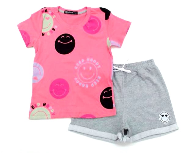 Conjunto Adulteens Juv Fem M/c Malha Short