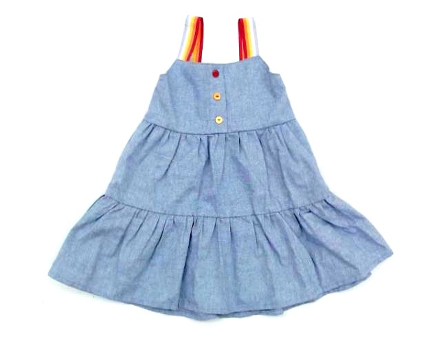 Vestido Solinho P.passos Reg Chambray Jeans