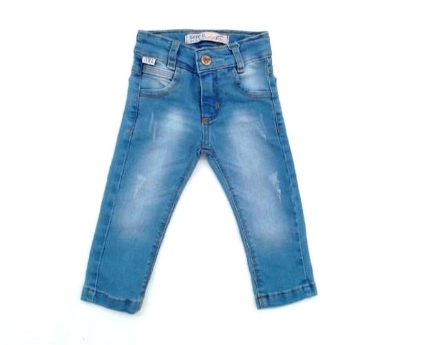 Calça 7g Bebe Masc Jeans Lycra