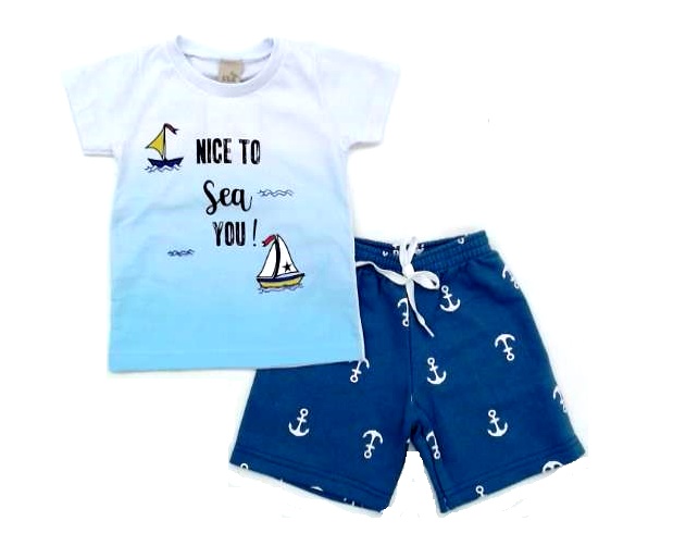 Conjunto Leb Bebe Masc M/c Malha