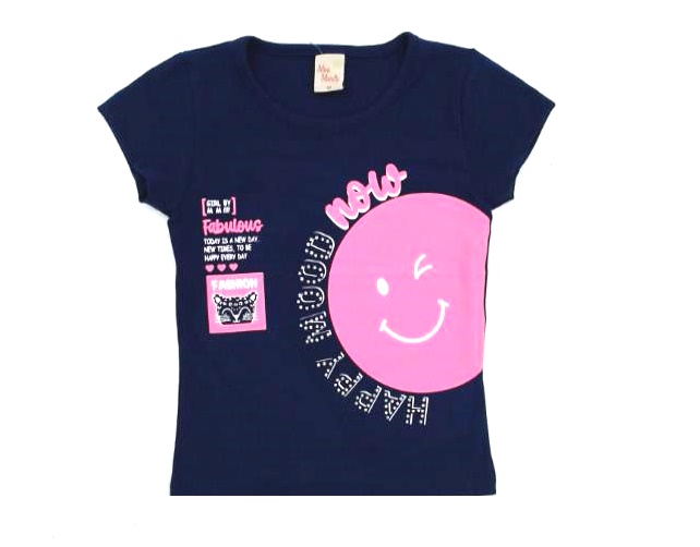 Blusa Minimundo Inf Fem M/c Cotton