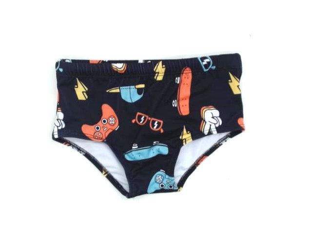 Sunga-boxer Akamai Infantil Lycra Estampado Forrada