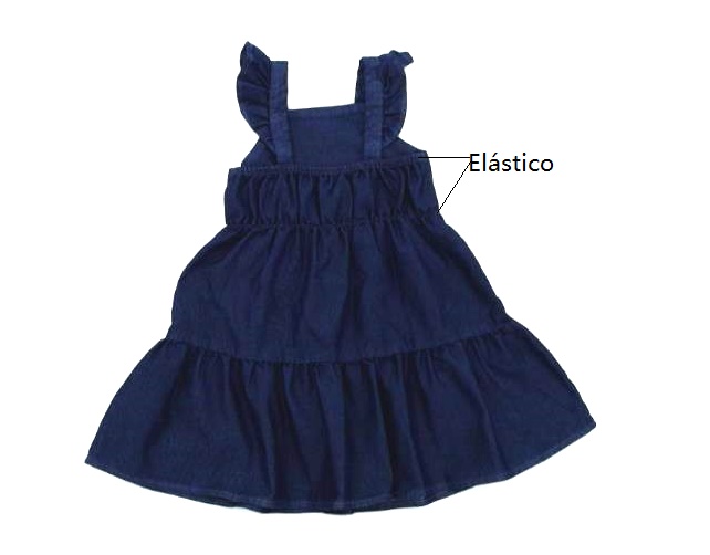 Vestido Tinyjoy P.passos Reg Jeans