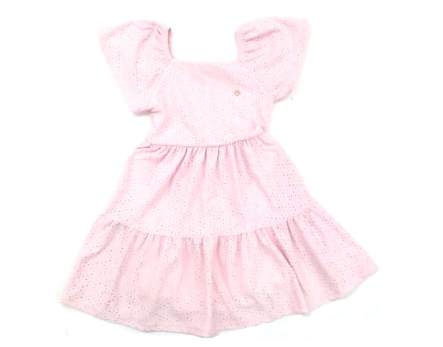 Vestido Tinyjoy Inf M/c Malha Laise Forrado