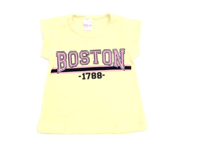 Blusa Labelli Primeiros Passos Manga Curta Cotton