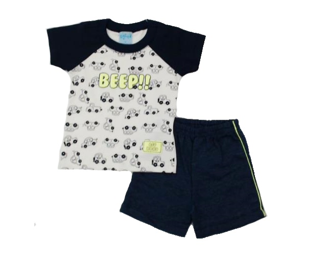 Conjunto Wilbertexkids Bebe Masc M/c Malha