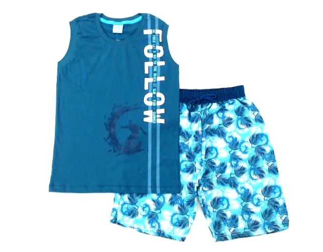 Conjunto Wilbertexkids Juv Masc Regata Machão Malh