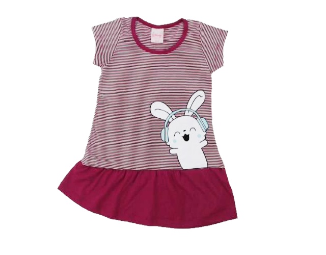 Vestido Wilbertexkids P.passos M/c Malha