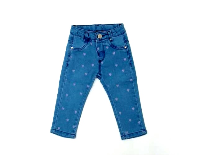 Calça Peptuchy Bebe Fem Jeans Lycra