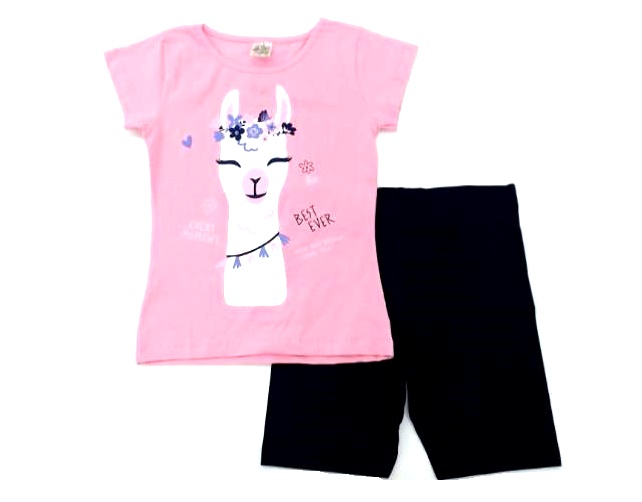 Conjunto Clubinho Juv Fem M/c Cotton Bermuda