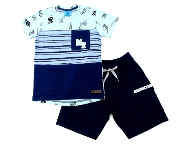 Conjunto Maro Inf Masc M/c Malha